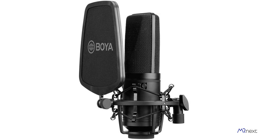 خرید بهترین میکروفون برای ضبط صدا - میکروفون استودیویی بویا مدل BY-M1000