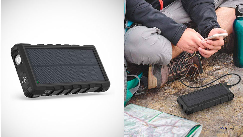 خرید شارژر همراه خورشیدی راو پاور مدل RP-PB083 ظرفیت 25000 میلی آمپر ساعت از دیجی کالا